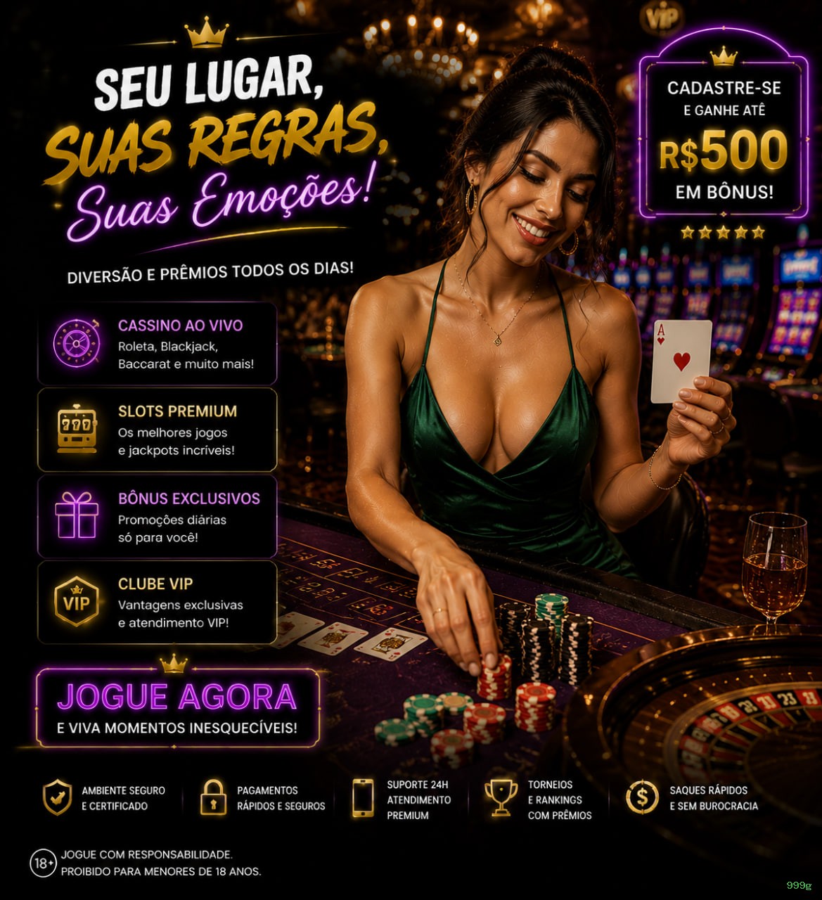 Download gratuito do app da 999g
